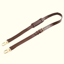 Load image into Gallery viewer, Darn Brown Leather Crossbody Replacement Strap for Damier Ebene Keepall, Speedy 1 inches

